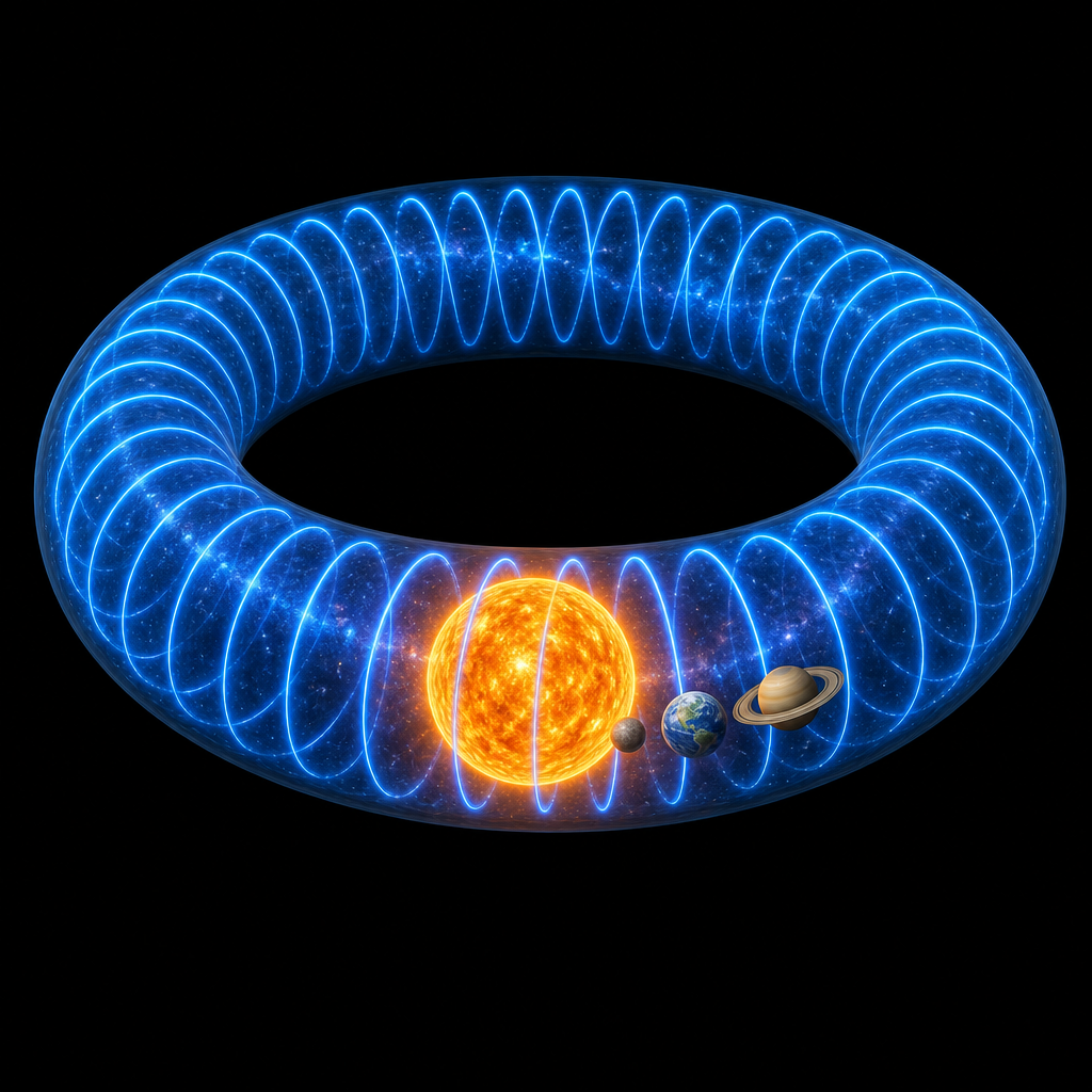 Helix inside the Toroid